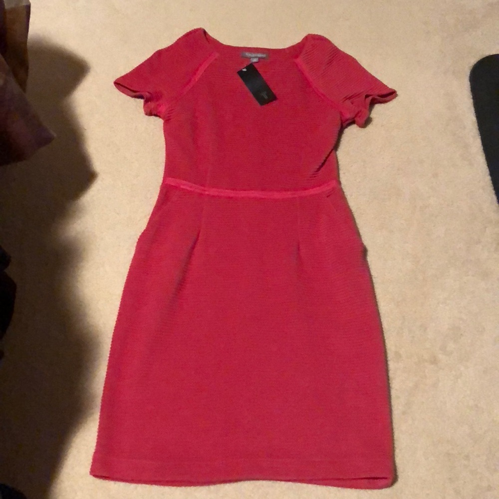RARE NWT Tinley Road Textured Hot Pink Dress in XS